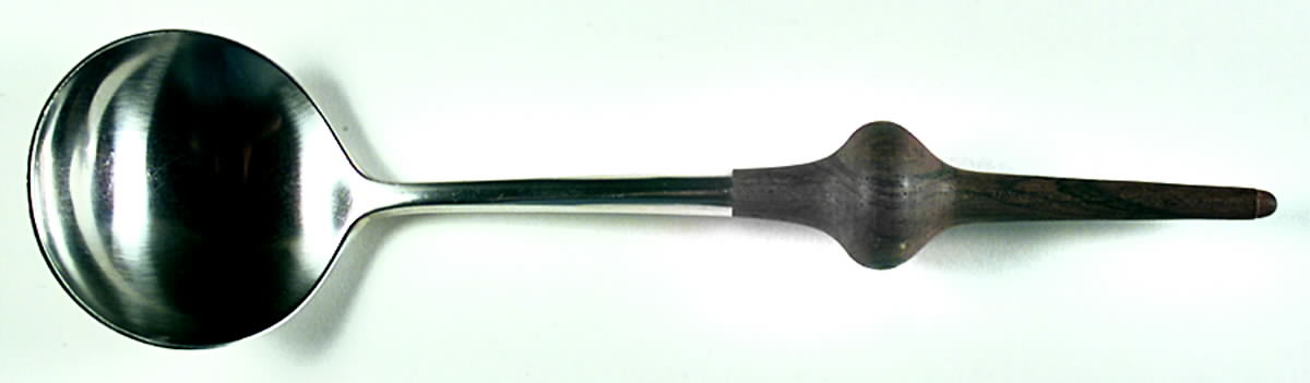 Variation V (Stnl, Germany, Denmark, Finland, Norway) Solid Gravy Ladle by Dansk-1