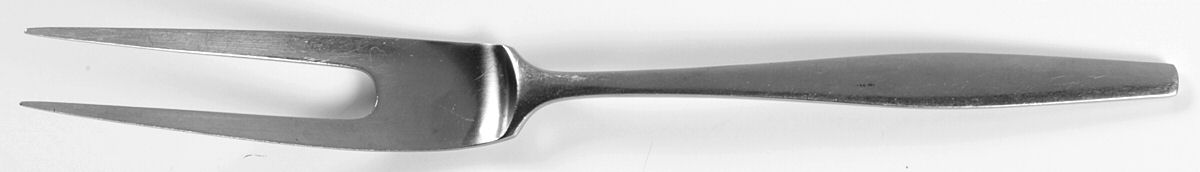 Variation V (Stnl, Germany, Denmark, Finland, Norway) Large Stainless-Prong Roast Carving Fork by Dansk-1