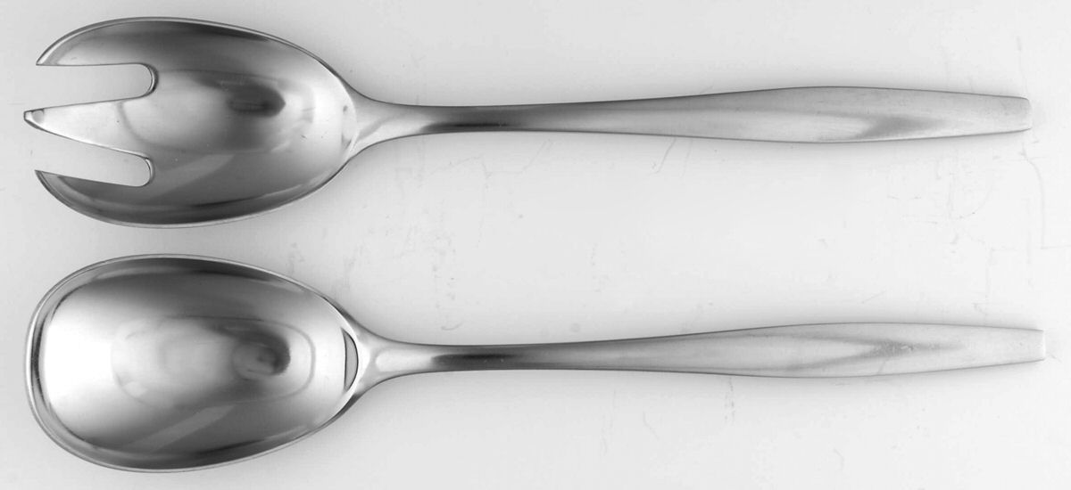 Variation V (Stnl, Germany, Denmark, Finland, Norway) (2 Pc) Solid Salad Set by Dansk-1