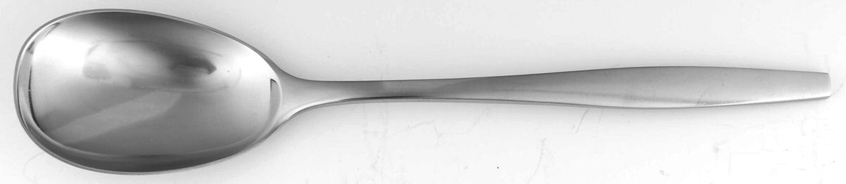 Variation V (Stnl, Germany, Denmark, Finland, Norway) Solid Salad Serving Spoon by Dansk-1