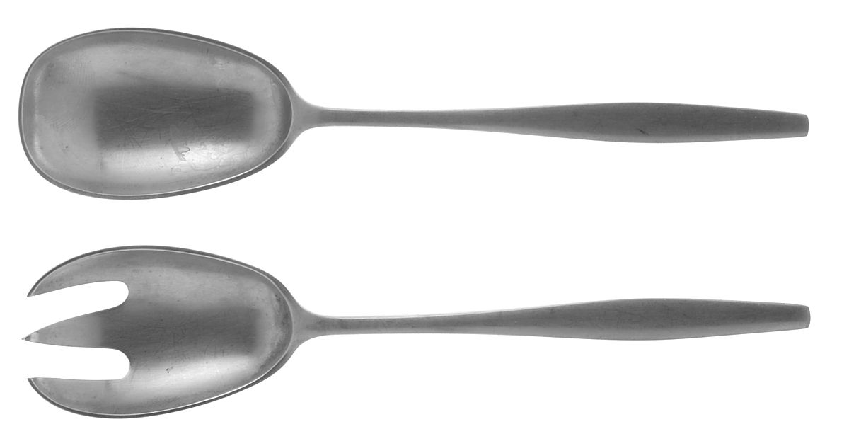 Variation V (Stnl, Germany, Denmark, Finland, Norway) (2 Pc) Solid Salad Set by Dansk-1
