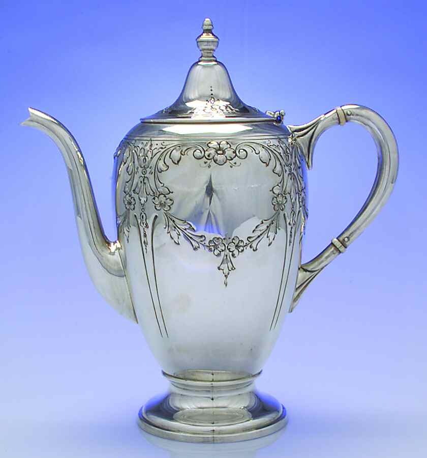 100 (Sterling, Hollowware) Coffee Pot by Dunkirk Silversmiths-1