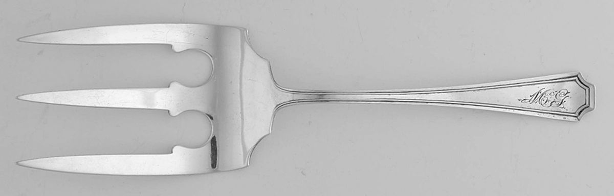 Fairfax (Sterling, 1910) Solid Toast Serving Fork by Durgin-1
