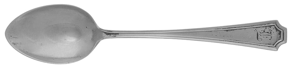 Fairfax (Sterling, 1910, Monograms) Demitasse Spoon by Durgin-1