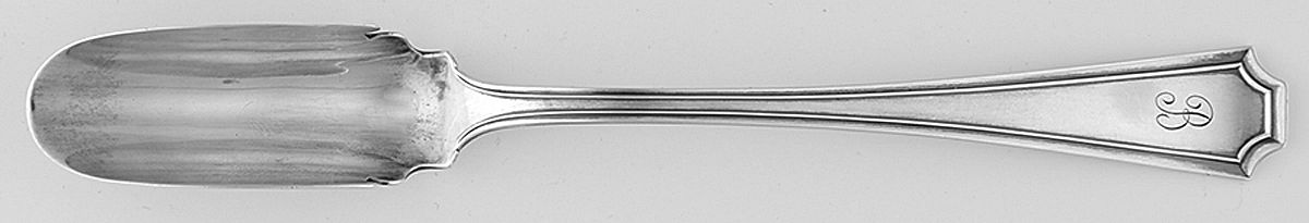 Fairfax (Sterling, 1910, Monograms) Solid Large Cheese Scoop by Durgin-1