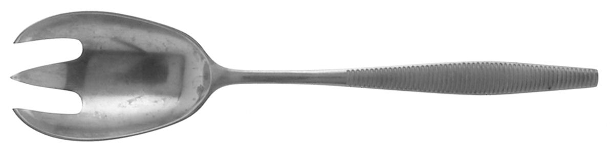 Variation VI (No Black Accent, Denmark) Solid Salad Serving Fork by Dansk-1