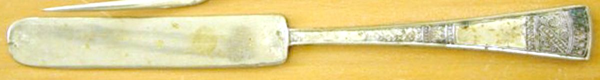One Blunt Hollow Knife by Durham Silverplate-1