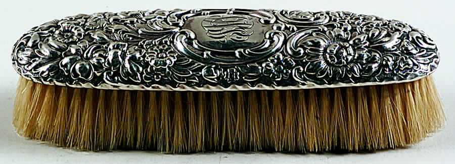 Sterling Hollowware Clothes Brush by Durgin-1