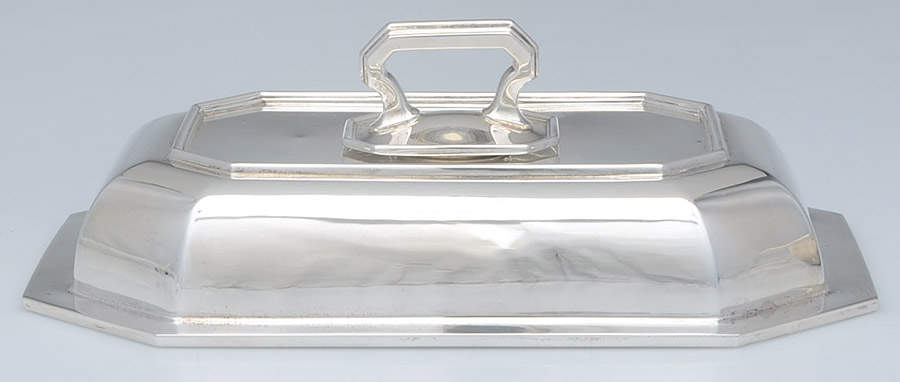 Fairfax (Sterling, Hollowware) Lid for 10" Oval Double Vegetable by Durgin-1