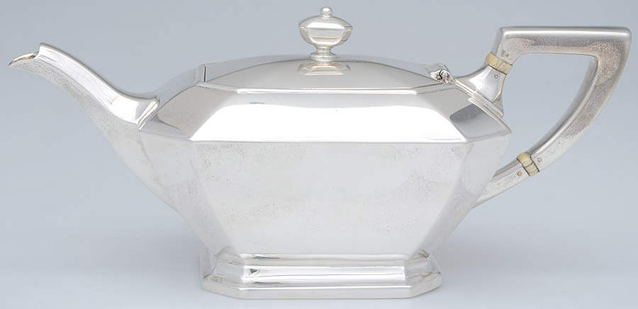 Fairfax (Sterling, Hollowware) Teapot by Durgin-1