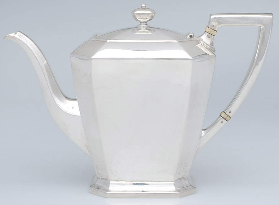 Fairfax (Sterling, Hollowware) Coffee Pot by Durgin-1