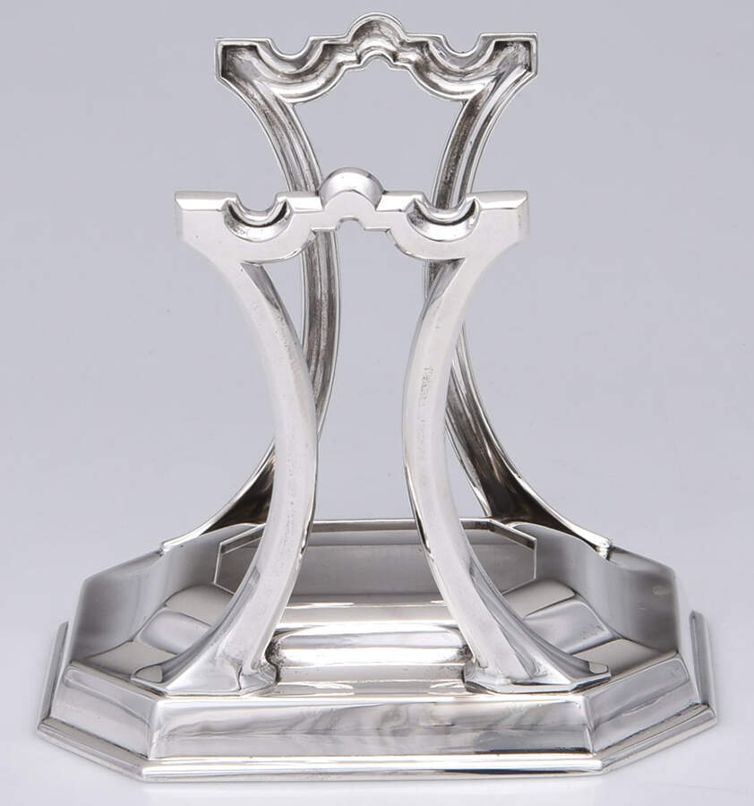 Fairfax (Sterling, Hollowware) Sterling Kettle, Stand Only by Durgin-1