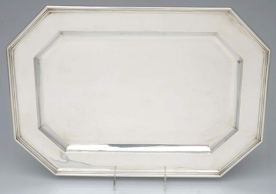 Fairfax (Sterling, Hollowware) 17" Oval Serving Platter by Durgin-1