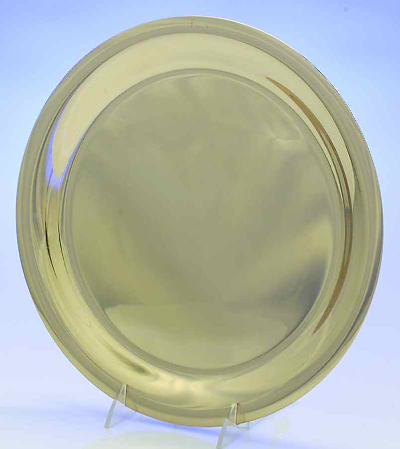 Regal (Dirigold, Hollowware) 12" Round Tray by Dirilyte-Dirigold-1