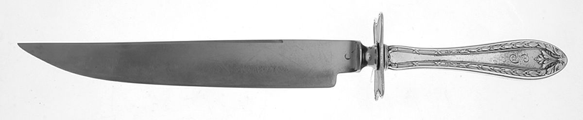 Marie Antoinette (Sterling, 1917) Small Carving Knife W/Sterling Guard by Dominick & Haff-1