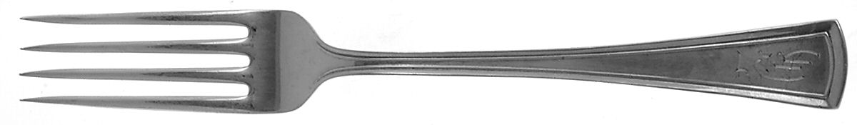 Virginia (Sterling, 1912, Monograms) Fork by Dominick & Haff-1
