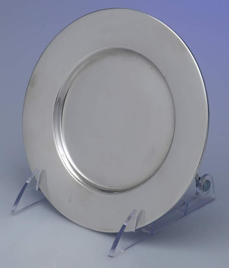 Pointed Antique (Sterling, Hollowware) Bread Plate by Dominick & Haff-1