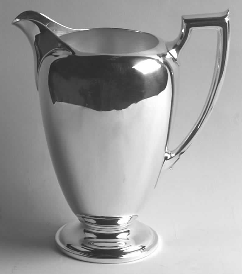 Pointed Antique (Sterling, Hollowware) Sterling Water Pitcher by Dominick & Haff-1