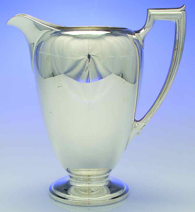 Pointed Antique (Sterling, Hollowware) Sterling Water Pitcher by Dominick & Haff-1