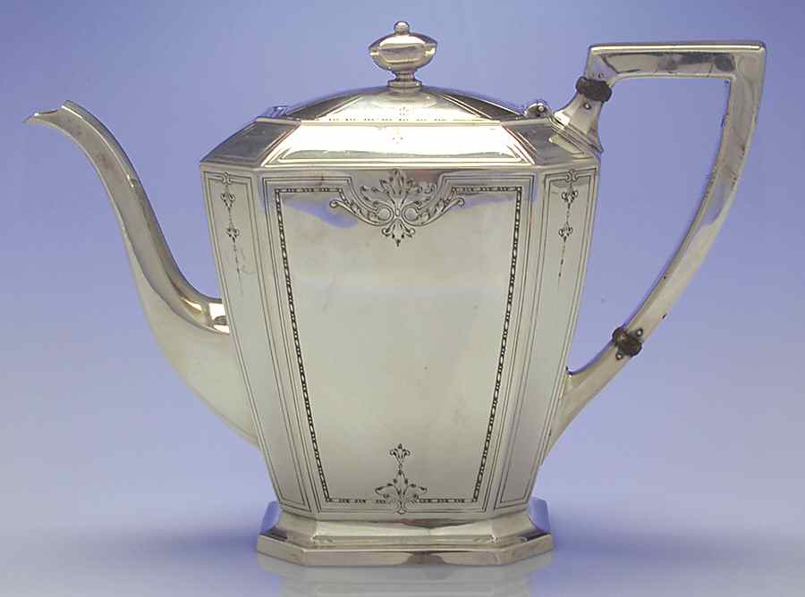 Colfax (Sterling, 1922, Hollowware) Coffee Pot by Durgin-1