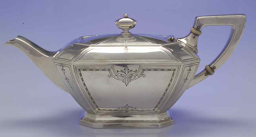 Colfax (Sterling, 1922, Hollowware) Teapot by Durgin-1