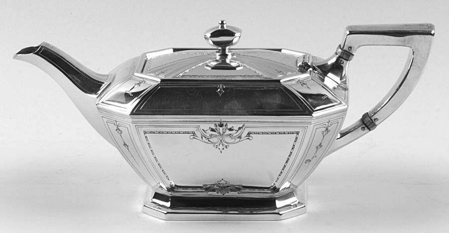 Colfax (Sterling, 1922, Hollowware) Teapot by Durgin-1