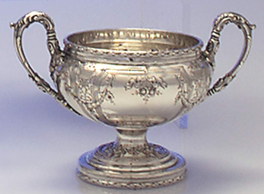 Basket of Flowers (Sterling, 1920, Hollowware) Open Sugar Bowl by Dominick & Haff-1