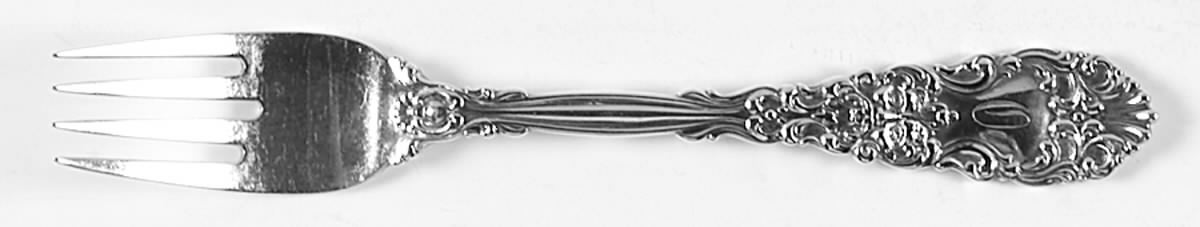 Renaissance (Sterling, 1894, Monograms) Individual Salad Fork by Dominick & Haff-1
