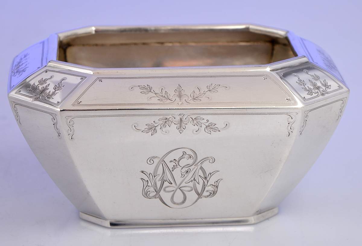 Fairfax No. 2-Engraved (Sterling, 1910, Hollowware) Waste Bowl by Durgin-1