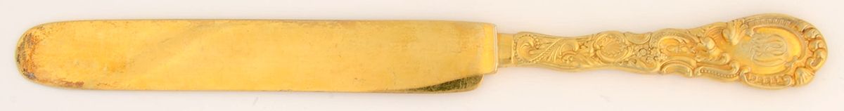 Louis XV (Sterling, 1891) Old French Solid Knife by Durgin-1