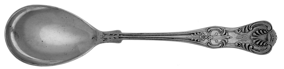 King (Sterling, 1880) Egg Spoon by Dominick & Haff-1
