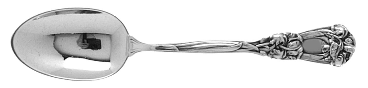 Iris (Sterling, 1900, Monograms) Teaspoon by Durgin-1