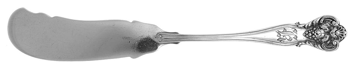New Vintage (Sterling, 1904) Flat Handle Butter Spreader by Durgin-1