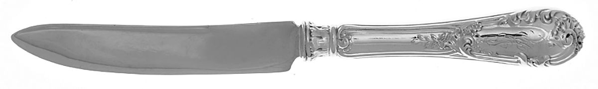 Louis XIV-Old Style (Sterling, 1888) Hollow Handle Fruit Knife with Sterling Blade by Dominick & Haff-1
