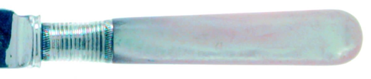 Pearl Handle Flatware 1 Blunt Hollow Knife by Dame Stoddard & Kendal-1