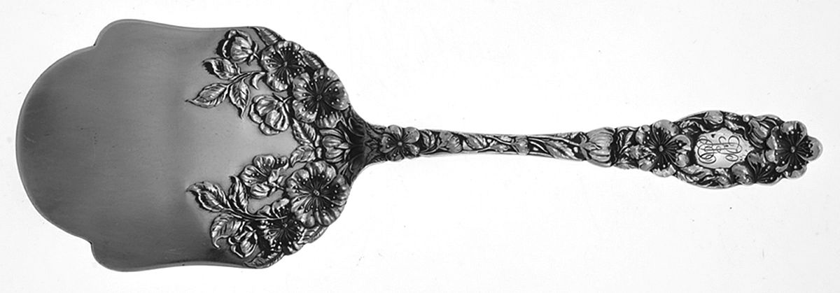 Blossom (Sterling, 1905) Solid Waffle Server by Dominick & Haff-1