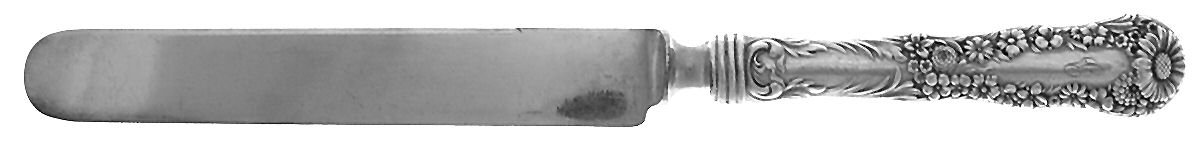 No. 10 (Sterling, 1896, Monograms) Old French Hollow Knife with Bolster by Dominick & Haff-1
