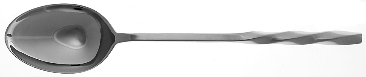 Spira (Stainless) Solid Serving Spoon by Dansk-1