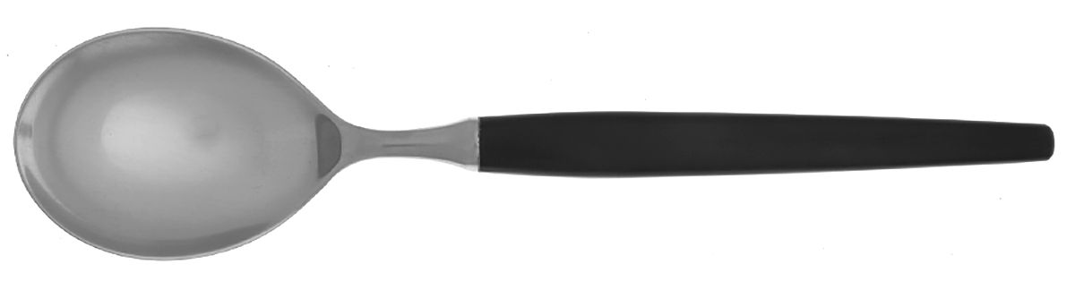 Opus-Black (STAINLESS) Place/Oval Soup Spoon by Dansk-1