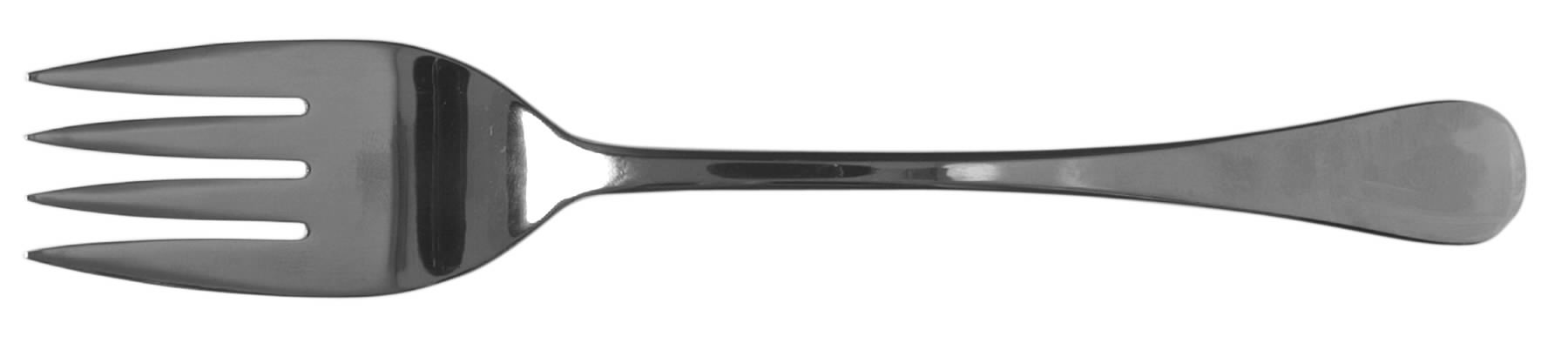 Silhouette (Stainless) Medium Solid Cold Meat Serving Fork by Dansk-1