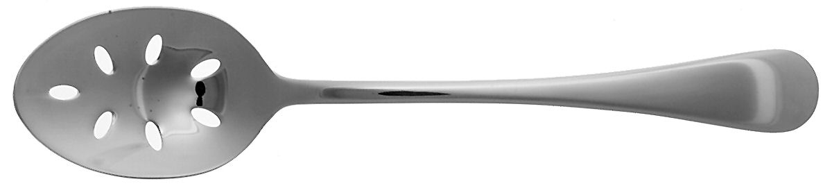 Silhouette (Stainless) Pierced Tablespoon (Serving Spoon) by Dansk-1