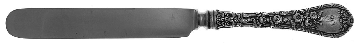 Dauphin (Sterling, 1897, No Monograms) Old French Hollow Knife with Bolster by Durgin-1