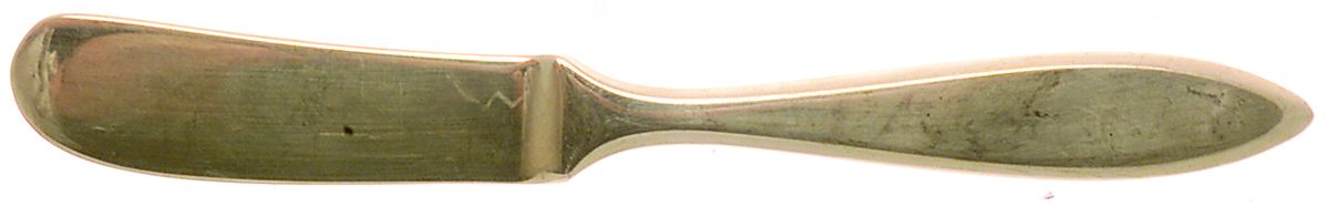 Regal (Dirigold, No Clover) Flat Handle Butter Spreader by Dirilyte-Dirigold-1