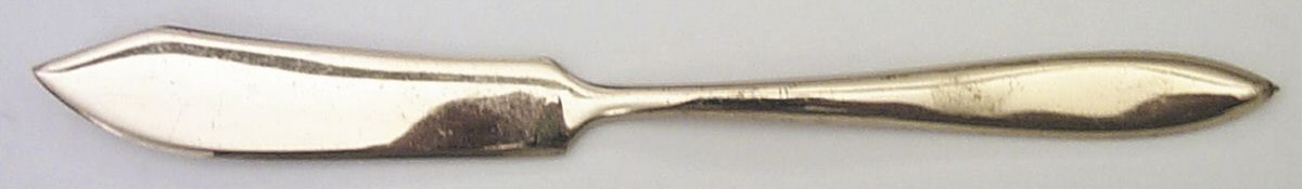 Regal (Dirigold, Clover Backstamp) Flat Handle Master Butter Knife by Dirilyte-Dirigold-1