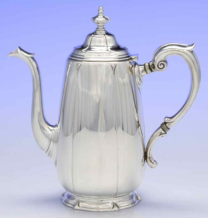 La Salle (Sterling, Hollowware) Coffee Pot by Dominick & Haff-1