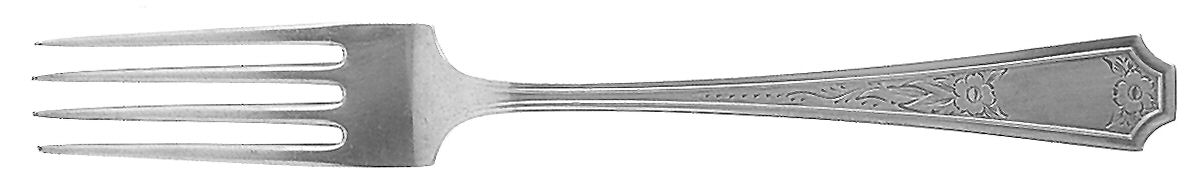 Fairfax-Engraved Y (Sterling) Fork by Durgin-1