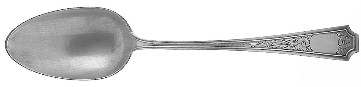 Fairfax-Engraved Y (Sterling) Tablespoon (Serving Spoon) by Durgin-1