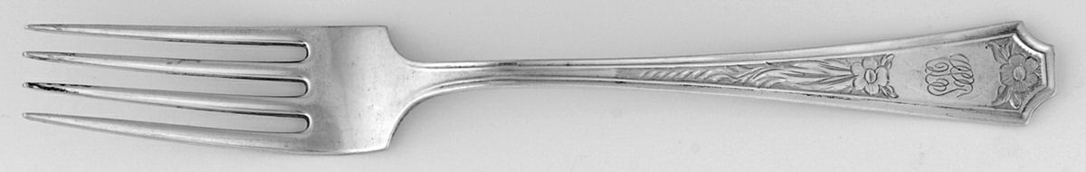 Fairfax-Engraved Y (Sterling) Fork by Durgin-1