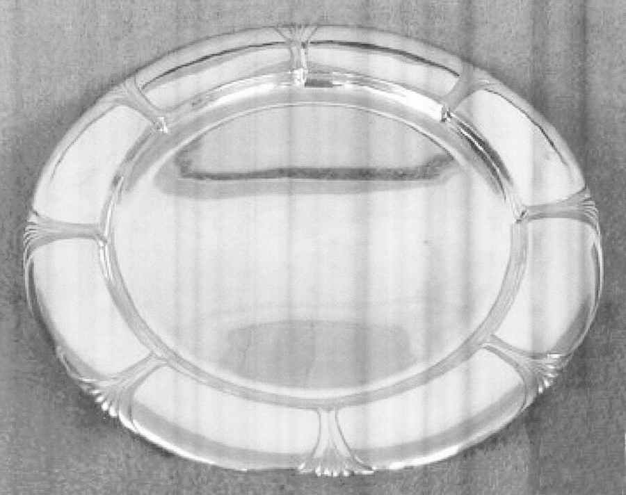 Hunt Club (Sterling, Hollowware) Small Sterling Oval Tray by Durgin-1