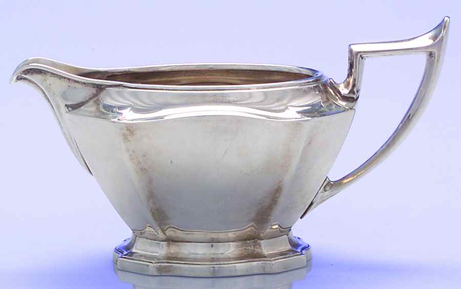 King Albert-Plain (Sterling, Hollowware) Creamer by Durgin-1